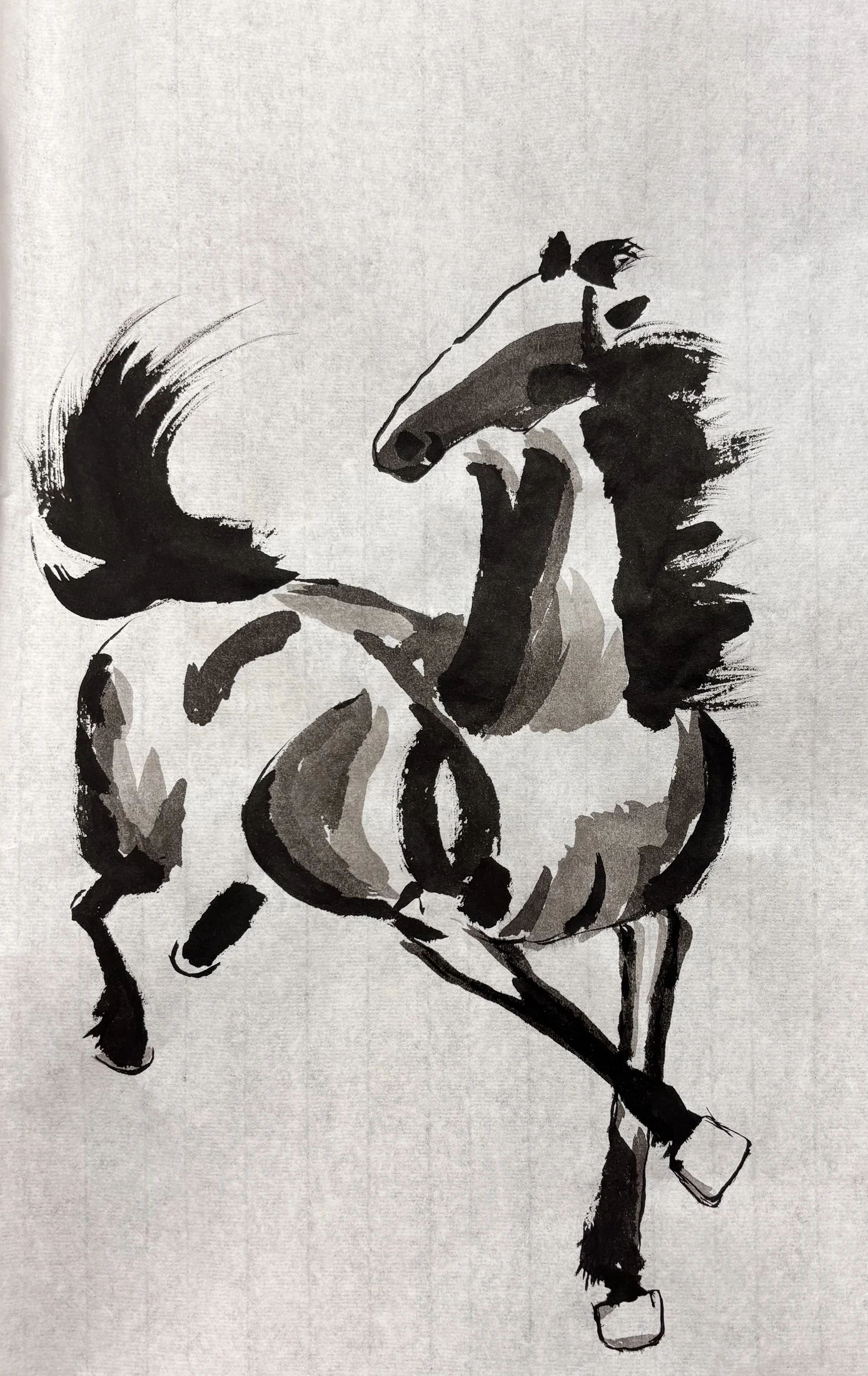 奔马习作
